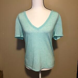 Victoria’s Secret Heather Mint Seafoam Green Tee Shirt Blouse Top size M